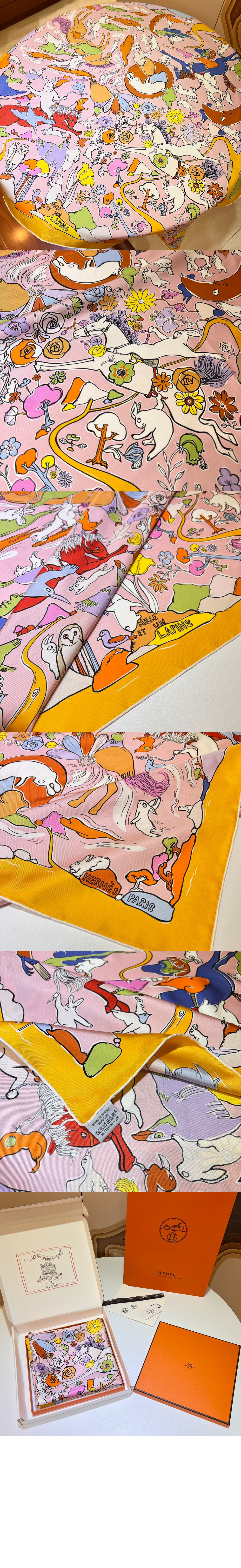 미러급레플리카사이트 | 명품레플리카 전문 쇼핑몰  | 딥퀄 - Mille et Un Lapins 스카프 90 &gt; 에르메스