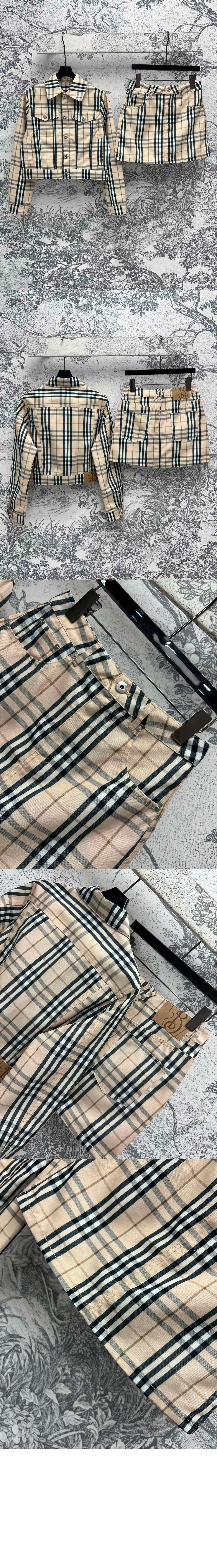 미러급레플리카사이트 | 명품레플리카 전문 쇼핑몰  | 딥퀄 - 체크 데님 미니 스커트 &gt; 버버리
