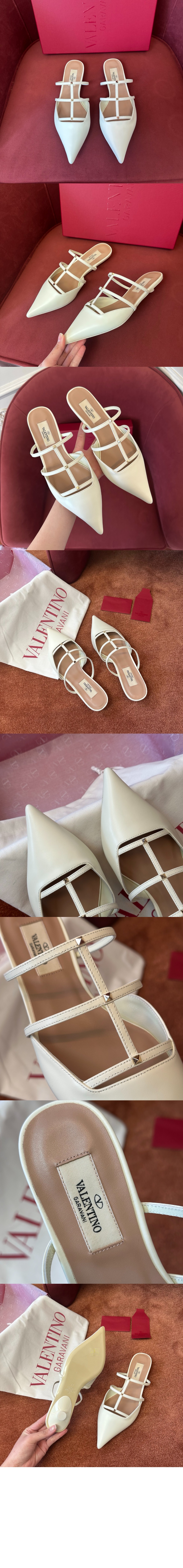 미러급레플리카사이트 | 명품레플리카 전문 쇼핑몰  | 딥퀄 - 락스터드 위스피 송아지 가죽 마이크로 힐 뮬 &gt; 발렌티노