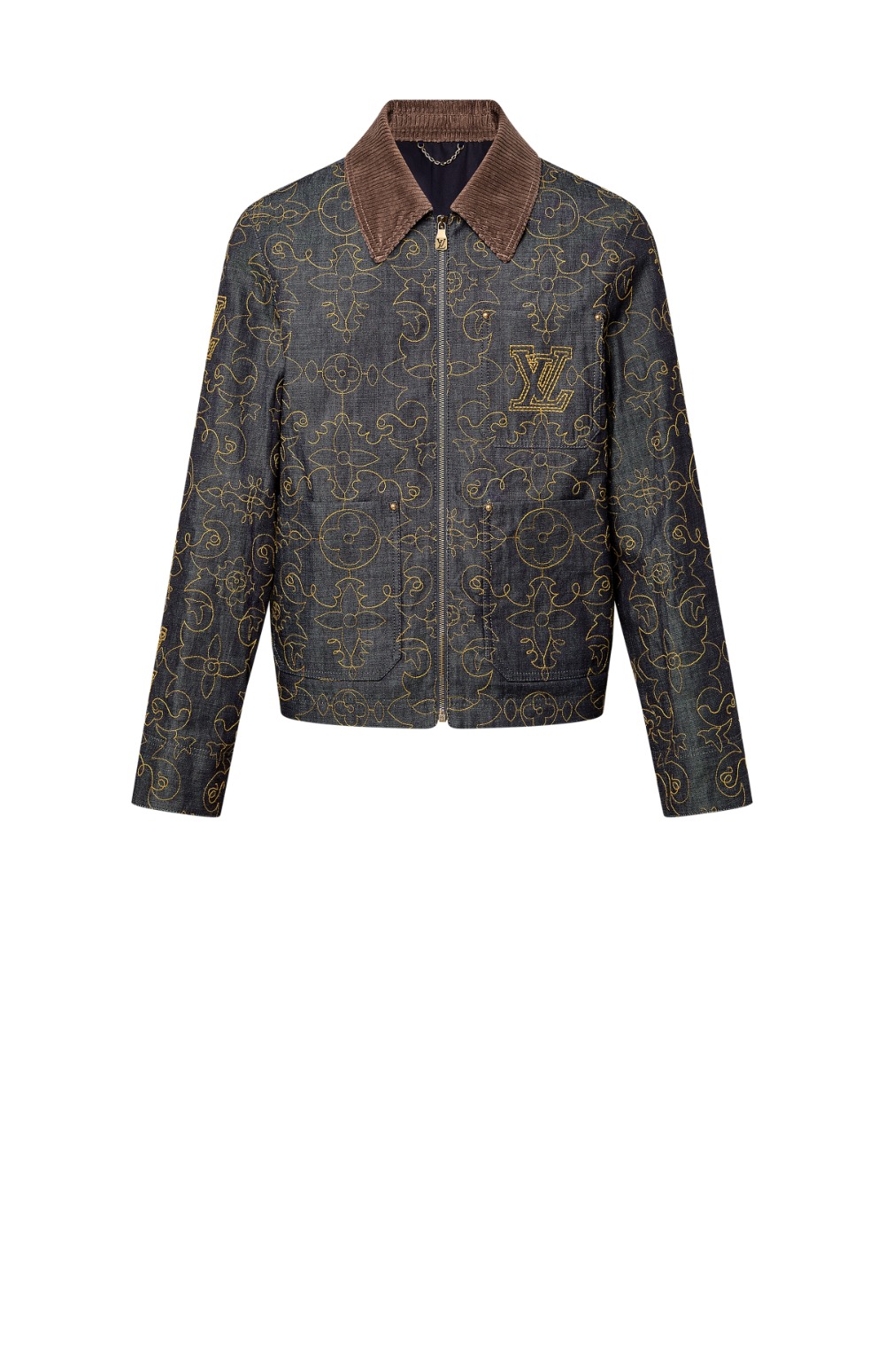 미러급레플리카사이트 | 명품레플리카 전문 쇼핑몰  | 딥퀄 - 엠브로이더드 데님 워크웨어 재킷 &gt; 루이비통
