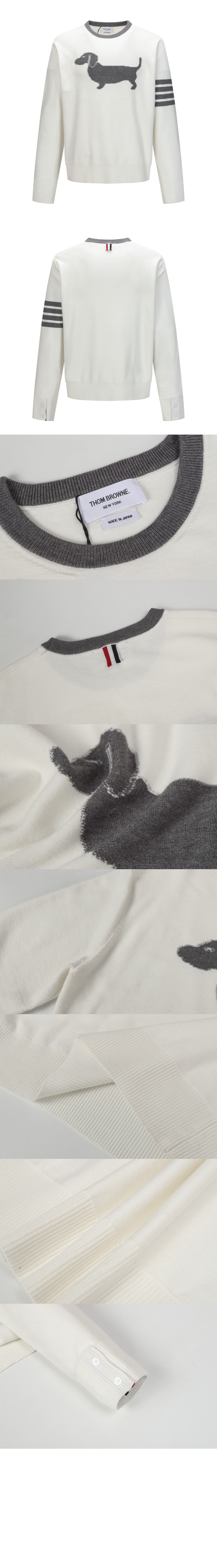 미러급레플리카사이트 | 명품레플리카 전문 쇼핑몰  | 딥퀄 - 코튼 4-바 헥터 풀오버 &gt; 톰브라운