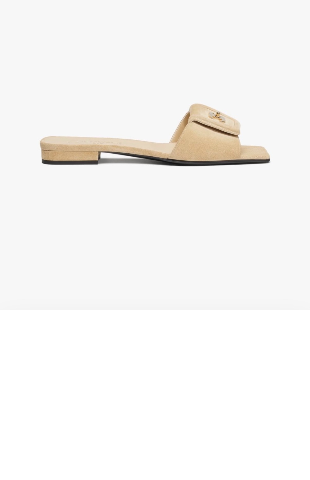 CC 스웨이드 뮬 샌들 G47213 > Sandal Slippers - 샌들 슬리퍼