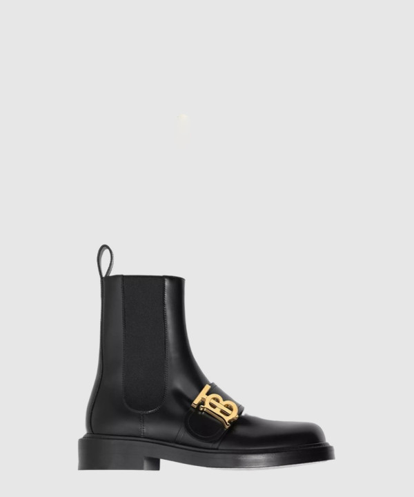 부츠 Burberry Monogram Motif Leather Chelsea Boots 80581881