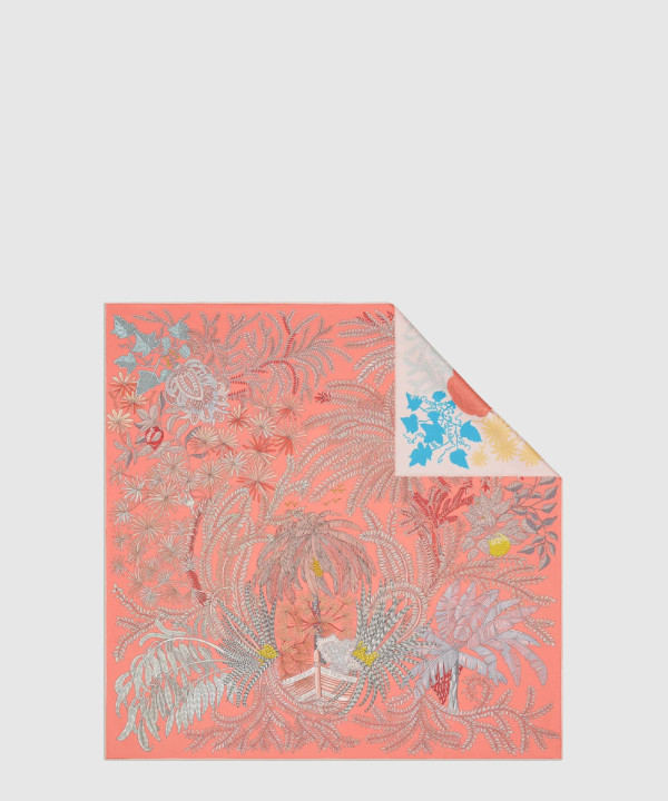 Le Jardin des Peintres 더블 페이스 스카프 90