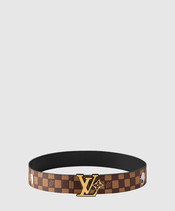 LV 플라워 다미에 프렌드십 (LV Flower Damier Phriendship) 리버서블 벨트 M4431T