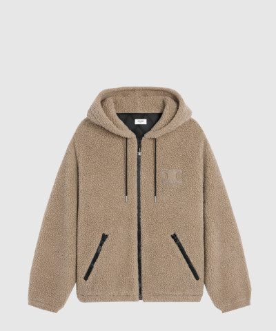 후드 재킷 울 코튼 플리스