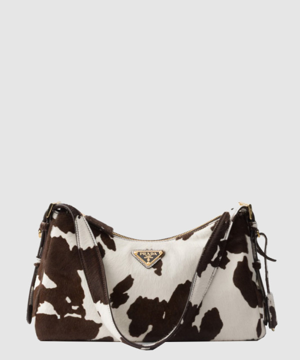 아이메 미디엄 프린트 가죽 숄더백 1BC229